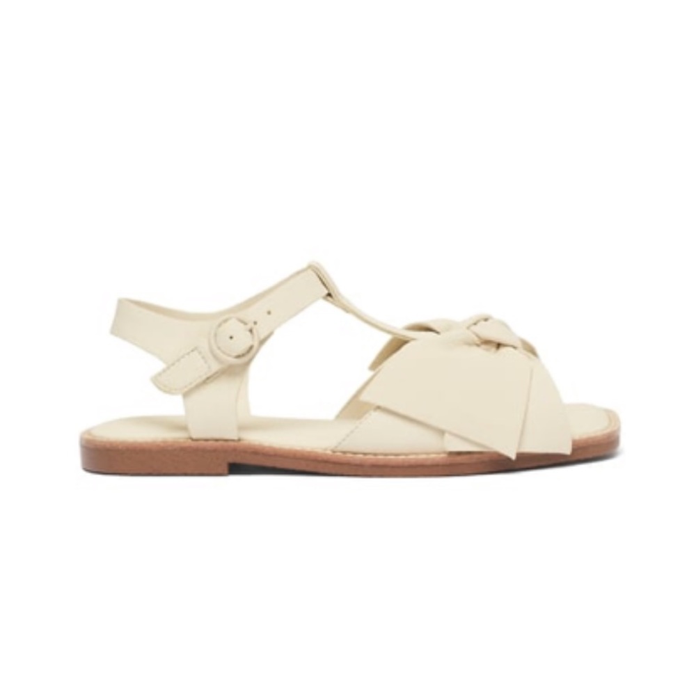 Zara Bow leather sandals